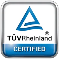 Selo TÜV Rheinland Certified